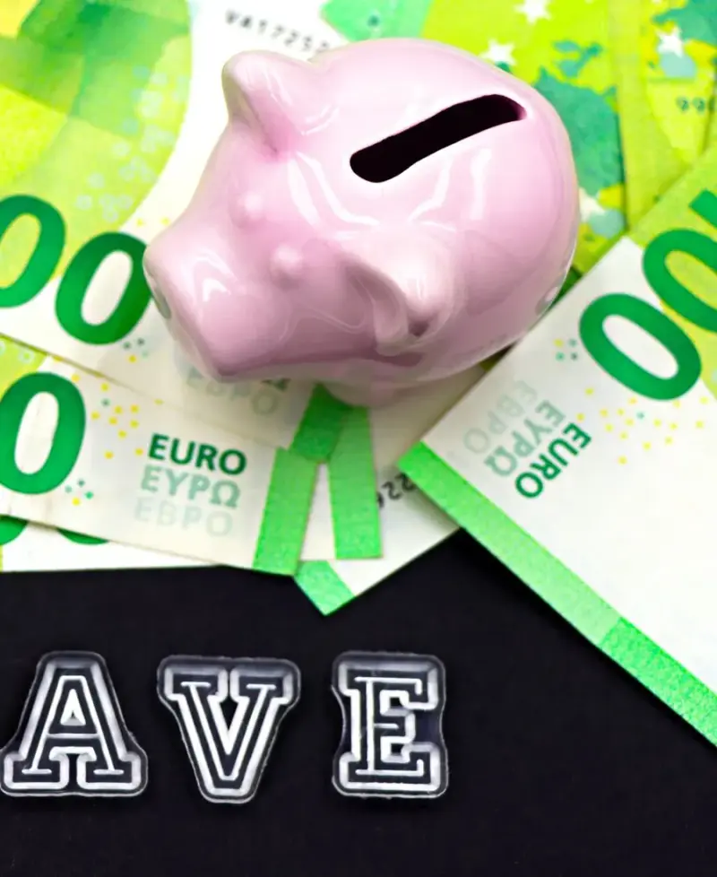 Steuervorteile Paraguay sparen, Sparschwein und Euros